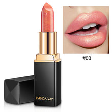 Load image into Gallery viewer, Shiny Metallic Lipstick Pearlescent Color Temperature Change Lipstick Gilt Lipstick +
