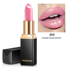 Load image into Gallery viewer, Shiny Metallic Lipstick Pearlescent Color Temperature Change Lipstick Gilt Lipstick +

