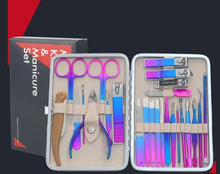 Load image into Gallery viewer, 25-26 Piece Set Of Nail Clippers Pedicure Nail Clippers Set +
