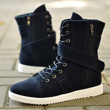 Load image into Gallery viewer, High-Top Plus Cotton Tooling Boots Men&#39;s Military Boots +
