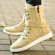 Load image into Gallery viewer, High-Top Plus Cotton Tooling Boots Men&#39;s Military Boots +

