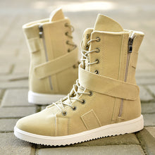 Load image into Gallery viewer, High-Top Plus Cotton Tooling Boots Men&#39;s Military Boots +
