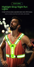 Load image into Gallery viewer, Outdoor Night Run Reflective Vest Riding Warning Light +
