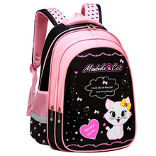 Load image into Gallery viewer, Kids School Cute Cat Print Backpack School Bag +
