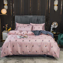 Load image into Gallery viewer, Long-staple Cotton Four-piece 1.8m Double Bed +
