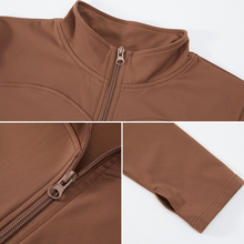 Load image into Gallery viewer, Fleece-Lined Yoga Jacket +
