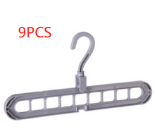 Load image into Gallery viewer, 9-hole Clothes Hanger Organizer Space Saving Hanger +
