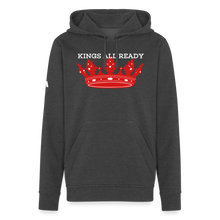 Load image into Gallery viewer, Kingdom Culture Adidas Unisex Fleece Hoodie - charcoal grey
