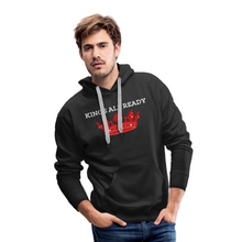 Load image into Gallery viewer, Kings Men's Premium Hoodie Classic Hooded Sweater - black
