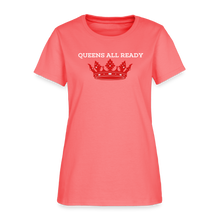 Load image into Gallery viewer, Queens Women T-shirt - coral
