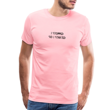 Load image into Gallery viewer, I Stopped Men's Premium T-Shirt - pink
