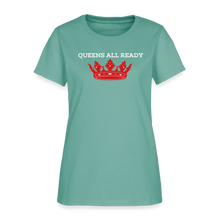 Load image into Gallery viewer, Queens Women T-shirt - aquatic
