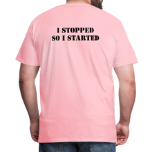 Load image into Gallery viewer, I Stopped Men's Premium T-Shirt - pink
