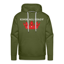 Load image into Gallery viewer, Kings Men's Premium Hoodie Classic Hooded Sweater - olive green
