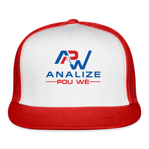 APW Trucker Cap - white/red