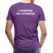 Load image into Gallery viewer, I Stopped Men's Premium T-Shirt - purple
