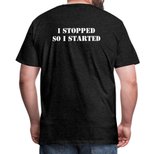 Load image into Gallery viewer, I Stopped Men's Premium T-Shirt - charcoal grey

