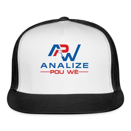 APW Trucker Cap - white/black