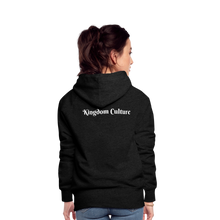 Load image into Gallery viewer, Queens Women's Premium Hoodie Classic Hooded Sweater - charcoal grey
