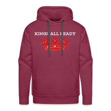Load image into Gallery viewer, Kings Men's Premium Hoodie Classic Hooded Sweater - burgundy
