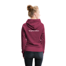 Load image into Gallery viewer, Queens Women's Premium Hoodie Classic Hooded Sweater - burgundy
