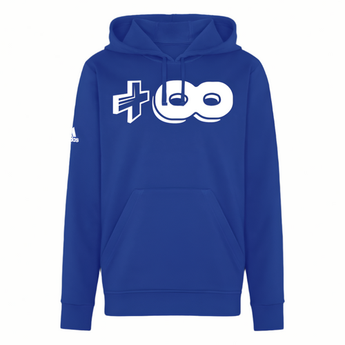 +8 Adidas Unisex Fleece Hoodie - royal blue
