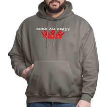 Load image into Gallery viewer, Kings Hanes Men&#39;s Hoodie Classic Hooded Sweater - asphalt gray
