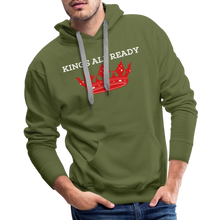 Load image into Gallery viewer, Kings Men's Premium Hoodie Classic Hooded Sweater - olive green

