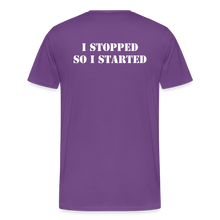Load image into Gallery viewer, I Stopped Men's Premium T-Shirt - purple
