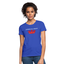 Load image into Gallery viewer, Queens Women T-shirt - royal blue

