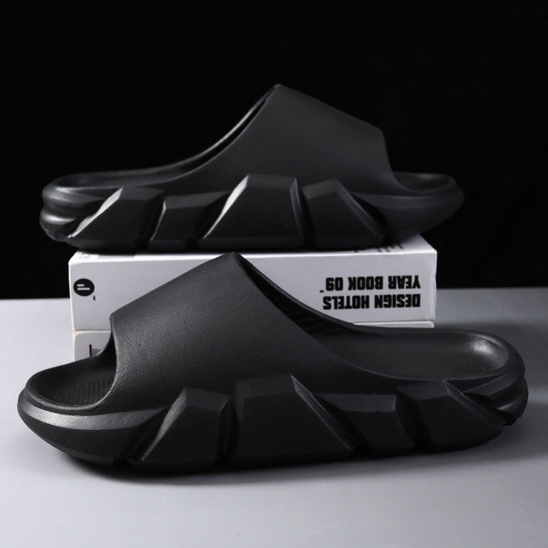 Men's All Match Thick Bottom Outerwear Slippers +