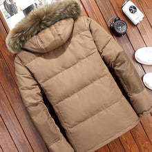 Load image into Gallery viewer, Men&#39;s Down Jacket Short White Duck Down +
