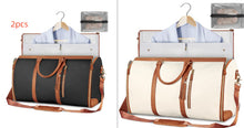 Load image into Gallery viewer, Large Capacity Travel Duffle Bag Women&#39;s Handbag Folding Suit Bag Waterproof Clothes Totes Garment Bag +
