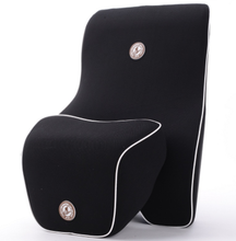 Load image into Gallery viewer, Car Cotton Lumbar Pillow Suit Back Pad Waist Slow Rebound Car Interior Seat +
