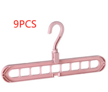 Load image into Gallery viewer, 9-hole Clothes Hanger Organizer Space Saving Hanger +
