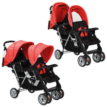 Load image into Gallery viewer, Tandem stroller Front and Back Two-seat Stroller Baby Double Strollers +
