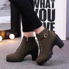 Load image into Gallery viewer, Cross Strappy Booties Women Martin Boots +
