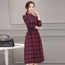 Load image into Gallery viewer, Long Sleeve Shirt Dress +
