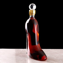 Load image into Gallery viewer, Luxury Glass High Heels Vodka Wine Container Bar Decanter Modern Carafe +
