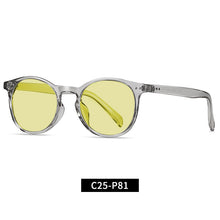 Load image into Gallery viewer, Fashion Good-looking Face Slimming Orange Yellow Anti-blue Light UV Glasses +
