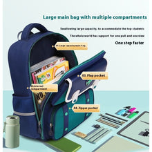 Load image into Gallery viewer, British Style Children&#39;s Schoolbag Primary School Backpack +
