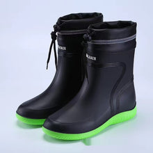 Load image into Gallery viewer, Cotton-padded Warm-keeping Fixed Velvet Rain Boots For Men And Women +
