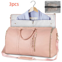 Load image into Gallery viewer, Large Capacity Travel Duffle Bag Women&#39;s Handbag Folding Suit Bag Waterproof Clothes Totes Garment Bag +
