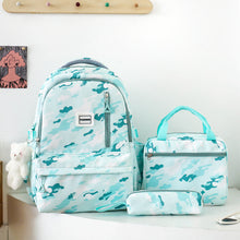 Load image into Gallery viewer, Girls&#39; Large-capacity Backpack Three-piece Double-layer Campus Schoolbag +

