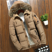 Load image into Gallery viewer, Men&#39;s Down Jacket Short White Duck Down +
