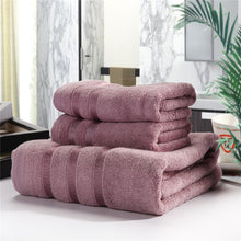Load image into Gallery viewer, Bamboo Towel Set Antibacterial And Hypoallergenic Bath Towel +
