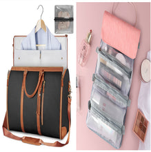 Load image into Gallery viewer, Large Capacity Travel Duffle Bag Women&#39;s Handbag Folding Suit Bag Waterproof Clothes Totes Garment Bag +
