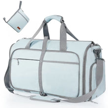 Load image into Gallery viewer, Large Capacity Travel Duffle Bag Women&#39;s Handbag Folding Suit Bag Waterproof Clothes Totes Garment Bag +
