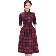 Load image into Gallery viewer, Long Sleeve Shirt Dress +
