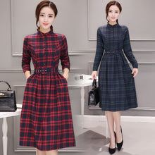 Load image into Gallery viewer, Long Sleeve Shirt Dress +
